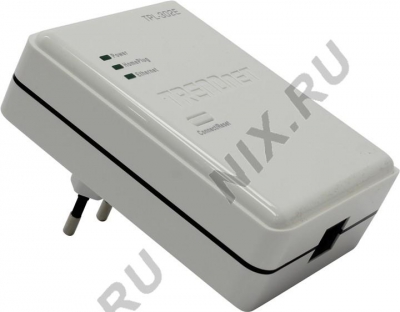  TRENDnet <TPL-302E> Powerline 200Mbps Fast Ethernet Adapter  (1UTP 10/100Mbps,  Powerline  200Mbps)  