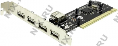  Orient NC-612 (RTL) PCI, USB2.0,  4 port-ext,  1  port-int  