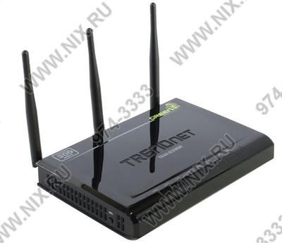  TRENDnet <TEW-639GR> Wireless N Gigabit Router (4UTP 10/100/1000Mbps, 1WAN, 802.11n/b/g,  300Mbps,  3x4dBi)  