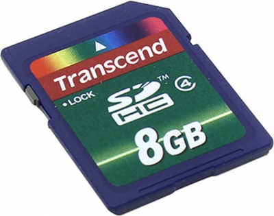  Transcend <TS8GSDHC4> SDHC MemoryCard  8Gb  Class4  