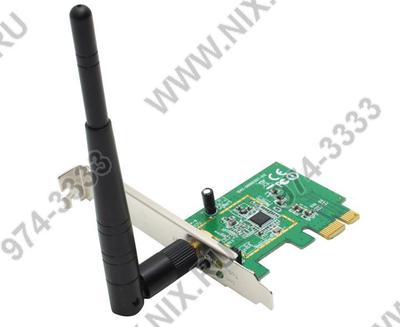  ASUS PCE-N10 Wireless LAN PCI-E Adapter (RTL) (802.11b/g/n,  PCI-Ex1,  150Mbps)  