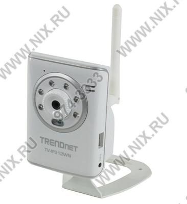  TRENDnet<TV-IP312WN>SecurView Wireless N IP Camera (LAN, 640x480, f=4.5mm,  802.11b/g/n,,6  LED)  