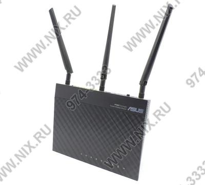  ASUS RT-N66U Dual-Band Wireless N900 Gigabit Router  (4UTP 10/100/1000Mbps,  1WAN,  802.11a/b/g/n,450Mbps,2xUSB)  