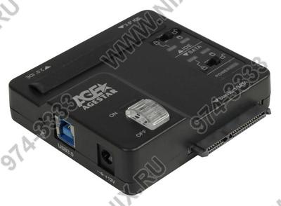  AgeStar<3FBCP>IDE/SATA-->USB3.0 Adapter(  - IDE/SATA 2.5"/3.5"  USB3.0)+..  