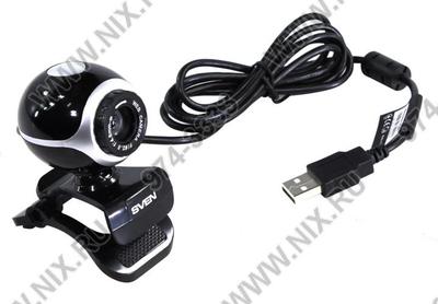  SVEN <IC-300 Black-Silver> Web-Camera (640x480,  USB2.0,  )  