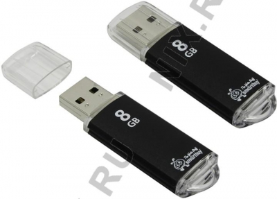  SmartBuy V-Cut <SB8GBVC-K> USB2.0  Flash Drive  8Gb  (RTL)  