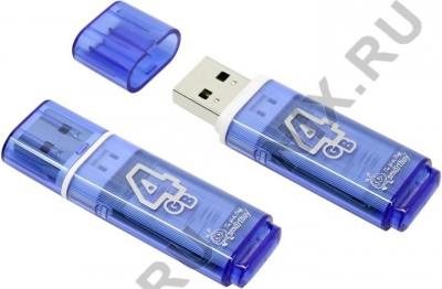  SmartBuy Glossy <SB4GBGS-B> USB2.0 Flash Drive 4Gb (RTL)  