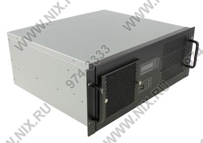  Server Case 4U Procase <GM438-B-0> Black, ATX,  ,  LCD  display  