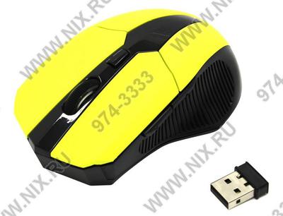  CBR Wireless Mouse <CM547 Yellow> (RTL) USB  6but+Roll,    