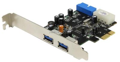  STLab U-780 (RTL) PCI-Ex1, USB3.0,  2 port-ext,  2  port-int  