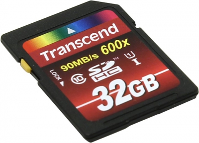  Transcend <TS32GSDHC10U1> SDHC Memory Card 32Gb  UHS-I  Class10  