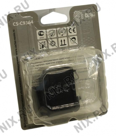   Cactus CS-C9364 (129) Black   HP 5943/6943/6983/D4163, 6313/H470, 2573/8053 (    /)  