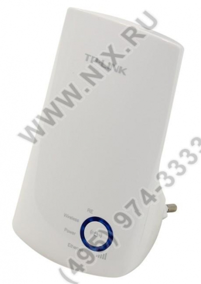  TP-LINK <TL-WA850RE> Wireless N Range Extender (1UTP 10/100Mbps,  802.11b/g/n,  300Mbps)  