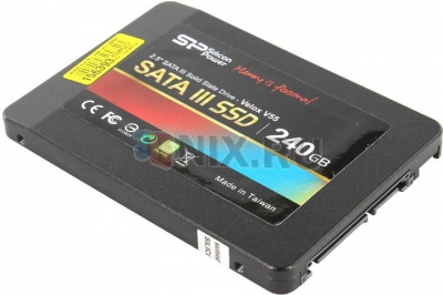  SSD 240 Gb SATA 6Gb/s Silicon Power Velox V55 <SP240GBSS3V55S25>  2.5"  TLC  