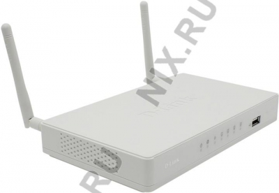  D-Link <DIR-640L /RU/A2A> Wireless N300 VPN SOHO Router (4UTP 10/100Mbps, 802.11b/g/n, WAN, USB, 300Mbps)  