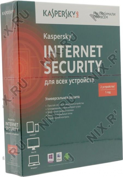  Kaspersky Internet Security <KL1941RBBFS>      2   1    