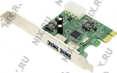  HighPoint RocketU 1022C (RTL)  PCI-Ex1, USB3.0,  2  port-ext  
