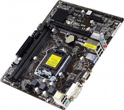  ASRock H81M-DGS R2.0 (RTL) LGA1150 <H81> PCI-E Dsub+DVI GbLAN SATA  MicroATX  2DDR3  