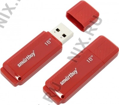  SmartBuy Dock <SB16GBDK-R> USB2.0 Flash Drive  16Gb  (RTL)  