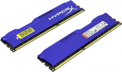  Kingston HyperX Fury <HX316C10FK2/16> DDR3 DIMM 16Gb  KIT 2*8Gb  <PC3-12800>  CL10  
