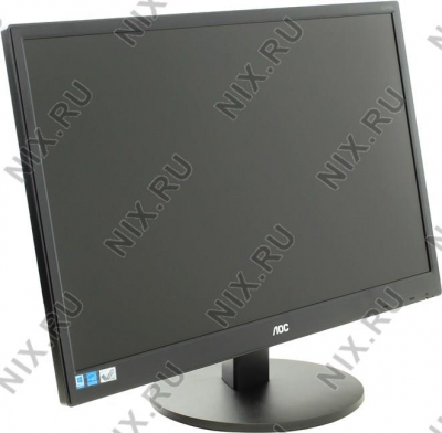  23.6"   AOC e2470Swda <Black> (LCD,  Wide, 1920x1080,  D-Sub,  DVI)  