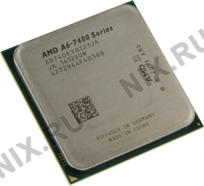  CPU AMD A6-7400K     (AD740KY) 3.5 GHz/2core/SVGA  RADEON R5/ 1Mb/65W/5 GT/s Socket FM2+  