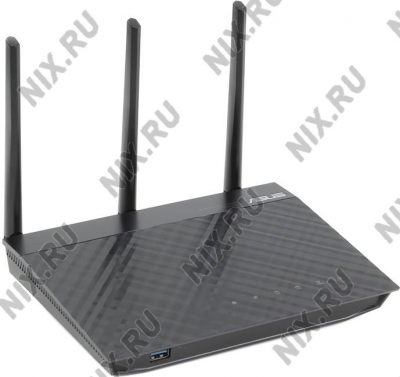  ASUS <RT-N18U> High Power Router (4UTP 10/100/1000Mbps, 1WAN, 802.11b/g/n,  600Mbps,  USB2.0+USB3.0)  