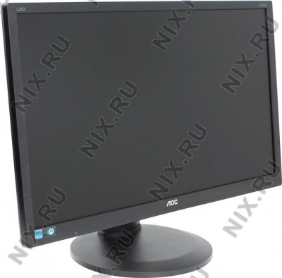  24"      AOC e2460Phu <Black>    (LCD, Wide, 1920x1080, D-Sub, DVI, HDMI, USB2.0 Hub)  