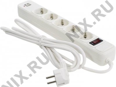    ExeGate <SP-5-USB-3W White> <3> (  5 ,  2xUSB  )  