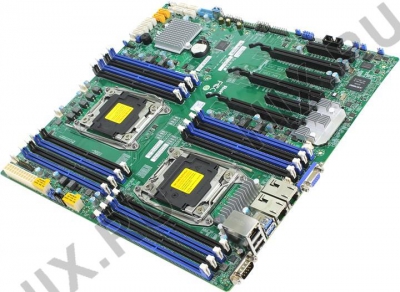  SuperMicro X10DRi-T (RTL) Dual LGA2011-3 <C612> 3xPCI-E SVGA 2x10GbLAN  SATA RAID  E-ATX  16DDR4  